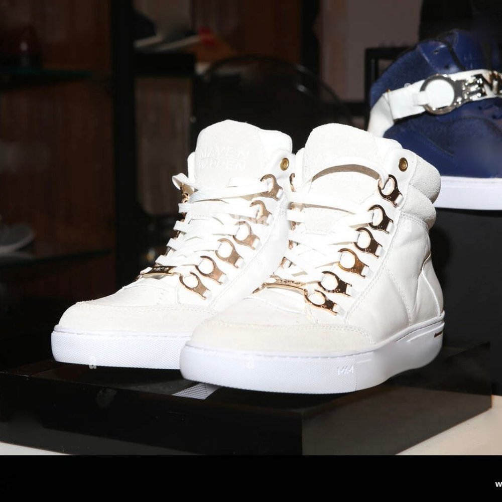 NWOB  Steve Madden Maven x Ja Rule Vanquish High-Top Leather Sneaker